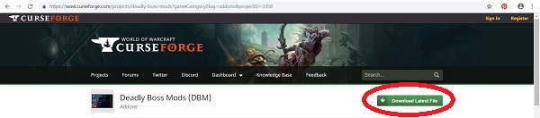 how to install wow addons windows curseforge