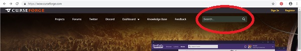 Curse-Search-Bar