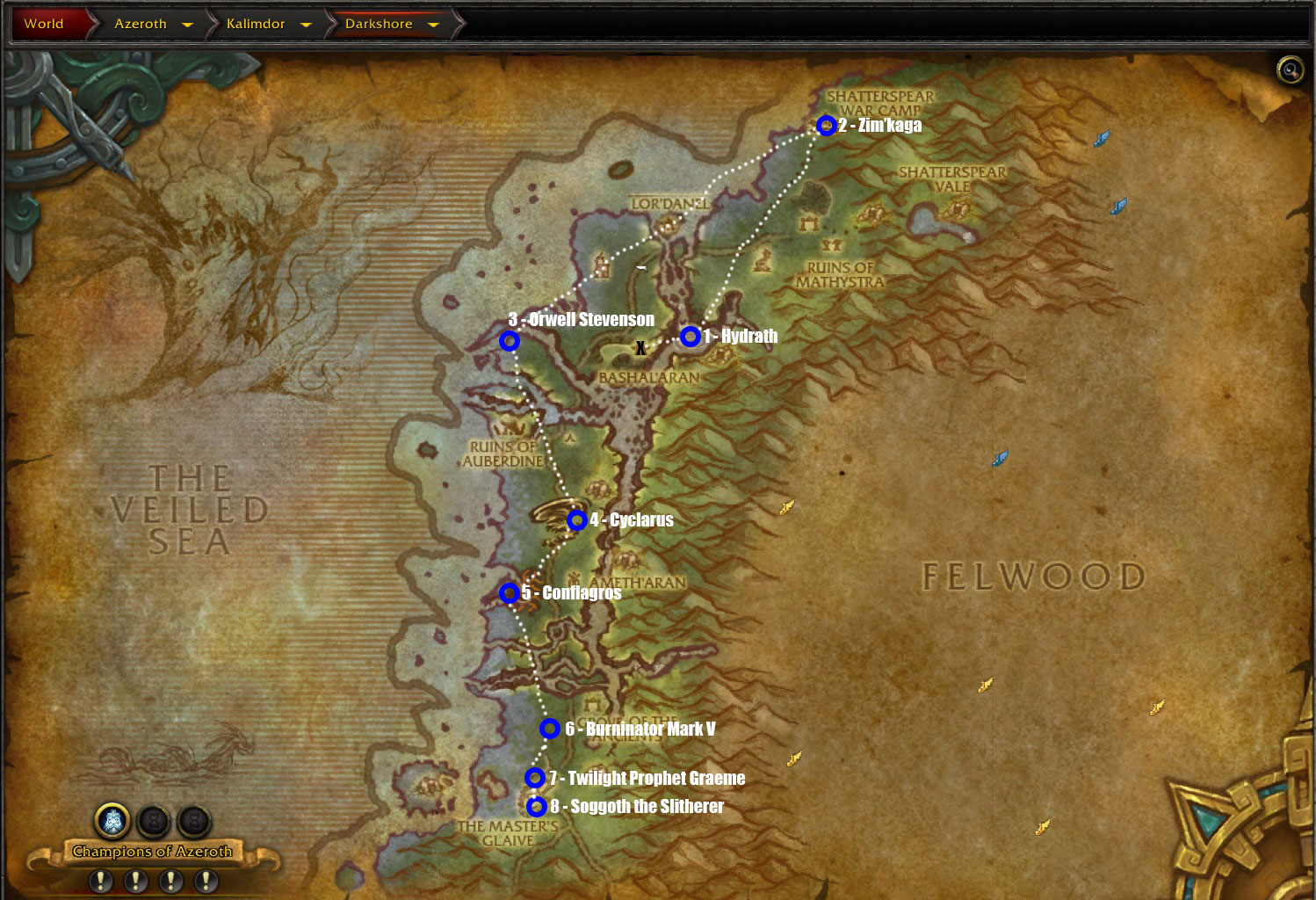 darkshore-alliance-pet-farming-map