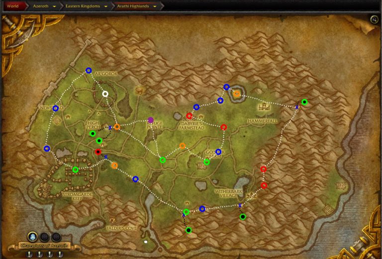 Arathi Highlands Rares, Locations and Farming Guide - Horde - License ...