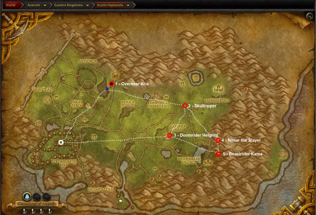 Arathi Highlands Mount Farming Guide - Alliance - License To Kill